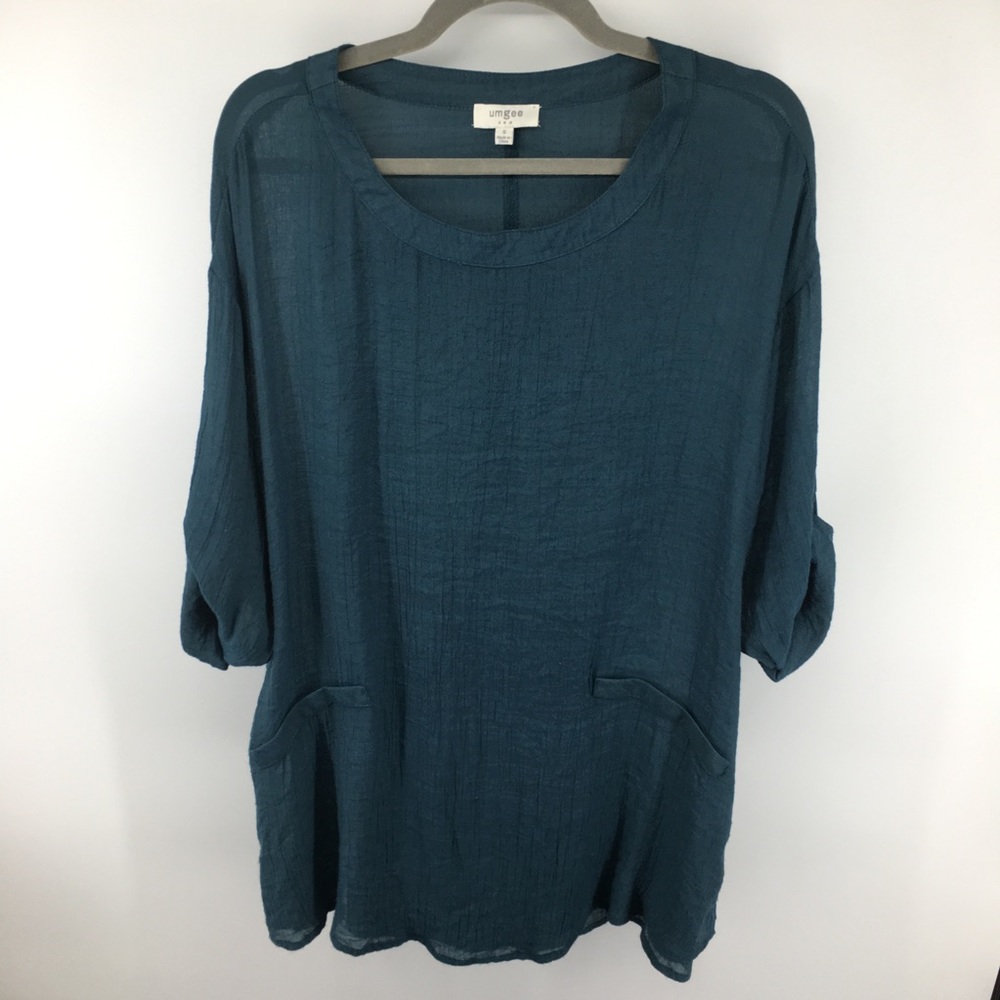 Umgee Dark Teal Shirt/Dress